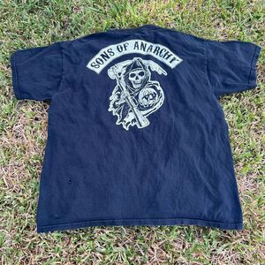 Sons Of Anarchy Men's: XL Black T-Shirt Motorcycle‎ Club Short Sleeve